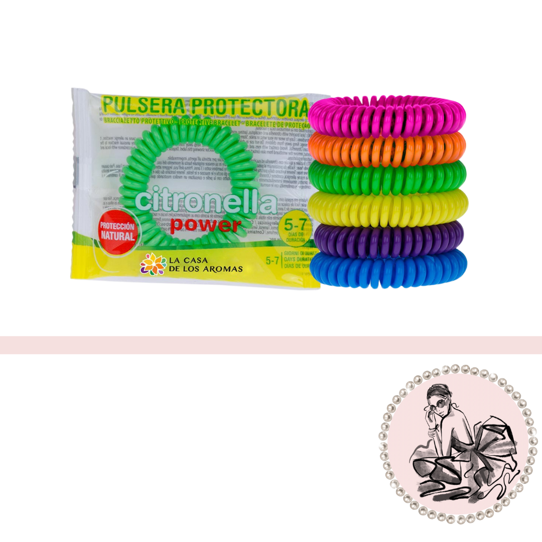 PULSERA COLETERO COLORES CITRONELA