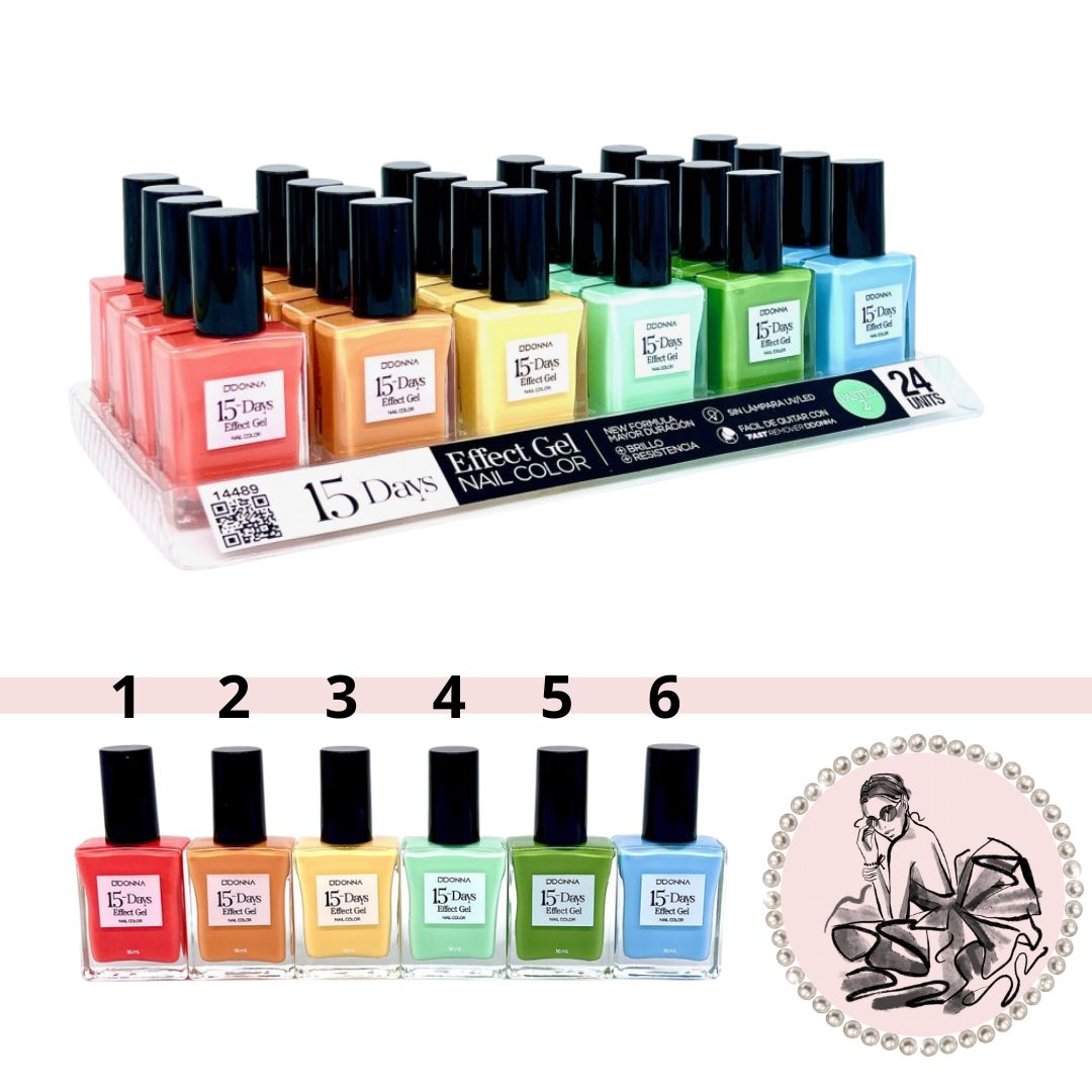 LACA DE UÑAS 15 DIAS EFECTO GEL 14489