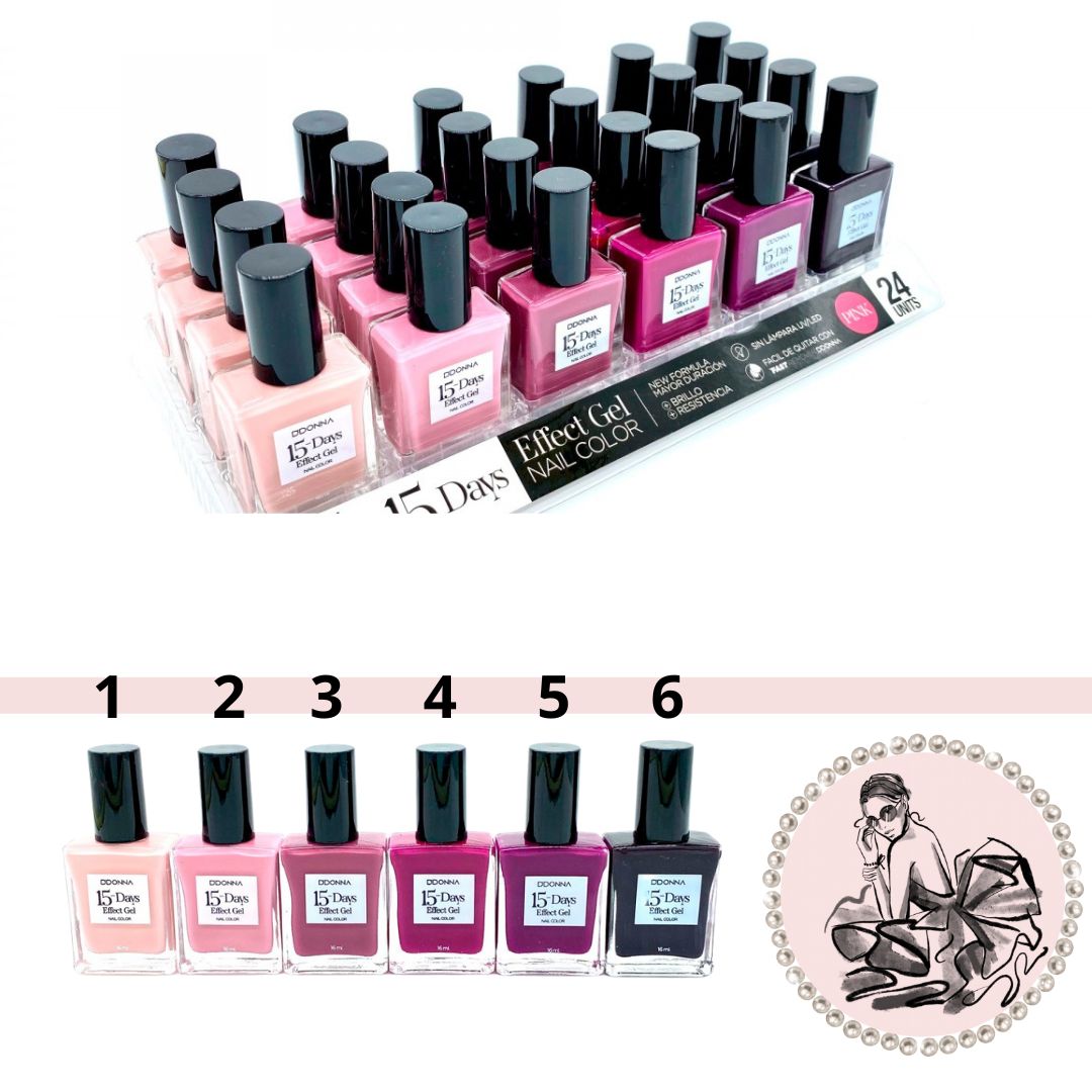 LACA DE UÑAS 15 DIAS EFECTO GEL