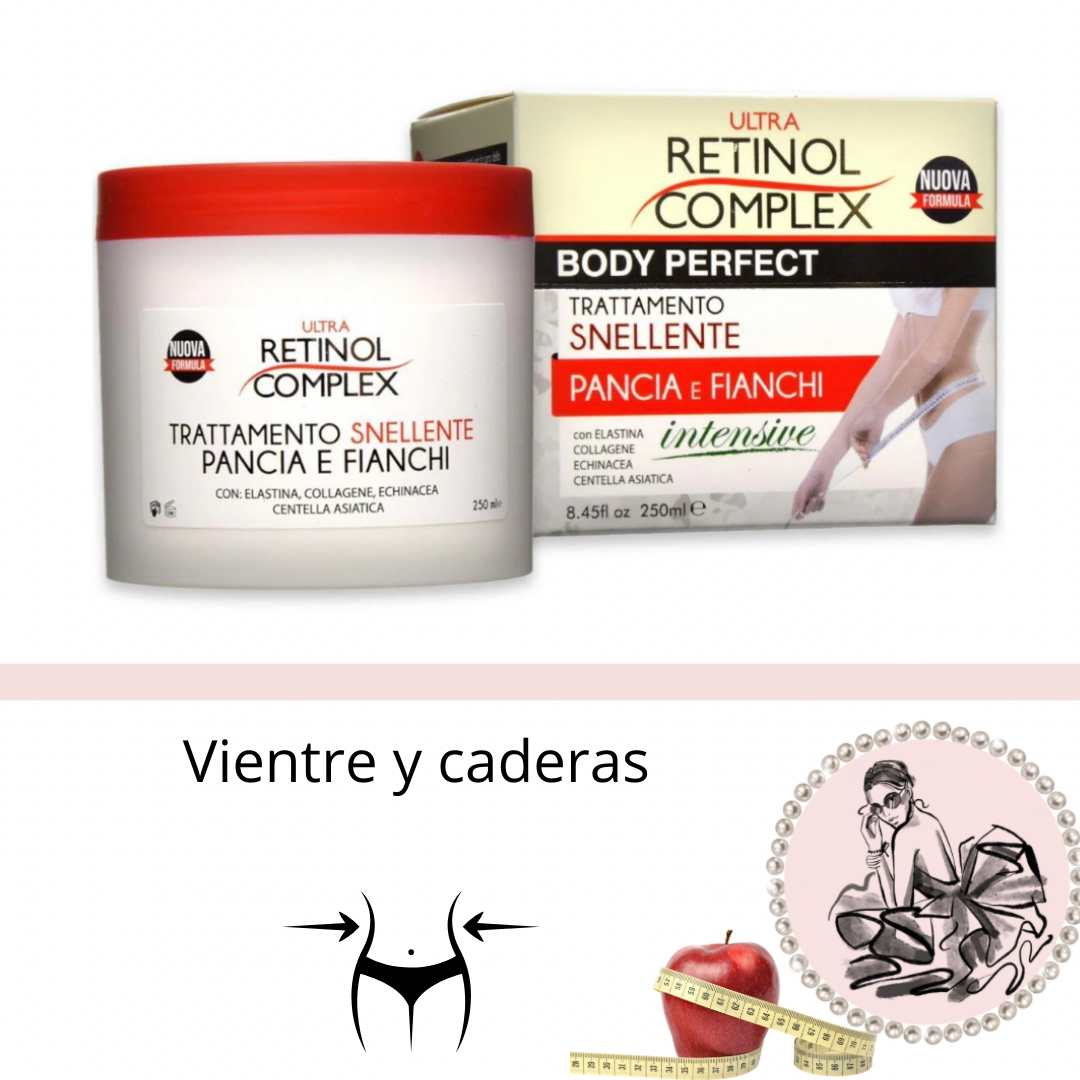Crema reductora para vientre y caderas