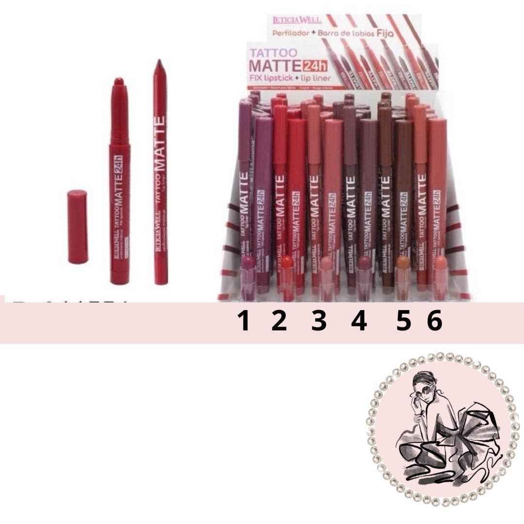 DÚO PERFILADOR+B. LABIOS FIJA MATE
